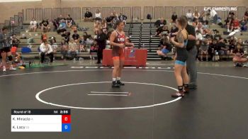 62 kg Round Of 16 - Kayla Miracle, Team Iowa vs Kaylee Lacy, Team Colorado