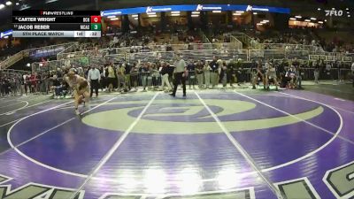 138 1A 5th Place Match - Carter Wright, Bradenton Christian HS vs Jacob Reber, Mckeel Academy