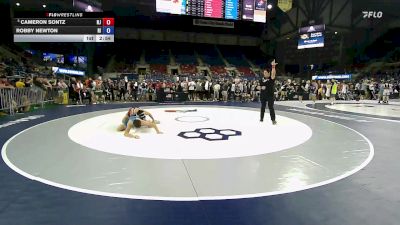 120 lbs Champ. Rd Of 128 - Cameron Sontz, NJ vs Robby Newton, RI