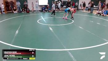 85 lbs Champ. Round 1 - Grayson Boss, Jackson Hole Wrestling Club vs Levic McGee, Touch Of Gold Wrestling Club