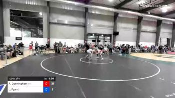 51 kg Consolation - Asher Cunningham, M2 Gold vs Lucas Fye, M2 Blue