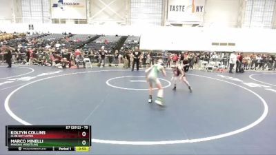 75 lbs Cons. Round 2 - Marco Minelli, Minisink Wrestling vs Koltyn Collins, Club Not Listed