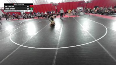 USA Junior Boys - 150 lbs Cons. Round 1 - Kai Castro, Wisconsin vs Jayse Jensen, Iowa