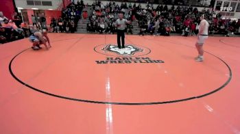 285 lbs 1st Place Match - Jonathan Rulo, Belleville (EAST) vs Anthony Sebastian, Elmhusrt (IC CATHOLIC)