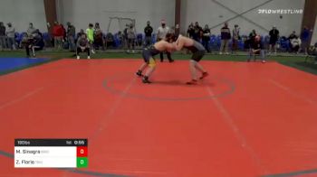 190 lbs Consolation - Michael Sinagra, Bridgewater vs Zach Florio, Triumph