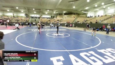 100 lbs Champ. Round 1 - Elijah Wilson, Rabbit Wrestling Club vs Jack Nordstrom, McMinn Tribe Wrestling Club