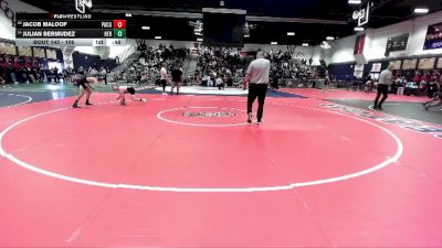 106 lbs Cons. Round 1 - Jacob Maloof, Pacifica (Garden Grove) vs Julian Bermudez, Heritage