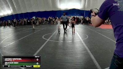 52 lbs Round 1 (6 Team) - Grayson Bish, DWA vs Jayden Writesel, Pursuit WC