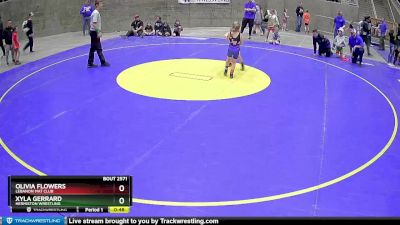 50 lbs Round 3 - Olivia Flowers, Lebanon Mat Club vs Xyla Gerrard, Hermiston Wrestling