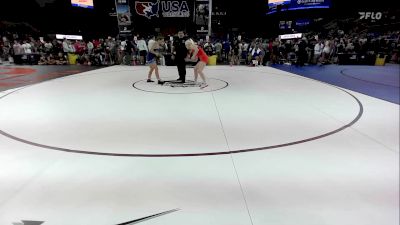 130 lbs Cons 32 #2 - Peyton Sheffer, VA vs Riley Drennan, TX