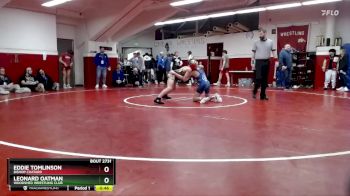 106 lbs Semifinal - Leonard Oatman, Woodshed Wrestling Club vs Eddie Tomlinson, Bishop Chatard