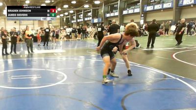 138 lbs Consi Of 8 #1 - Braden Johnson, WI vs James Sievers, GA