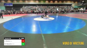 61 lbs Round Of 16 - Wyatt Messiha, Sunkist Kids Monster Garage vs Johnathan Bandy, San Clemente Youth Wrestling