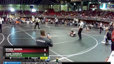 70 lbs Cons. Round 1 - Ryker Jensen, Wakefield vs Kage Kohout, York Wrestling Club