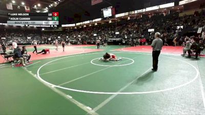 120 lbs Cons. Round 5 - Luke Nelson, LAN1 vs Kolin Carder, PWCA