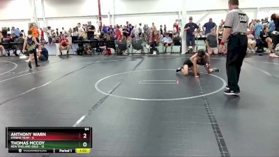 64 lbs Round 2 (4 Team) - Anthony Warn, Xtreme Team vs Thomas McCoy, New England Gold