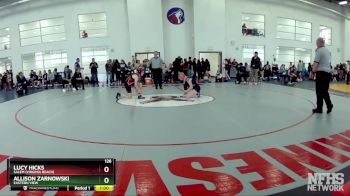 126 lbs Cons. Round 2 - Lucy Hicks, Salem (Virginia Beach) vs Allison Zarnowski, Eastern View