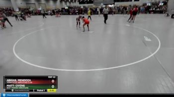 100 lbs Cons. Round 3 - Abigail Mendoza, Texas Style Wrestling Club vs Matti Givens, Best Trained Wrestling