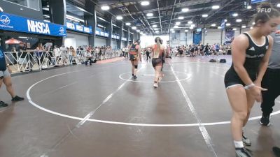 145 lbs Rr Rnd 3 - Ella Morris, Indiana Outlaws Teal vs Madison Miller, Steel Valley Vixens