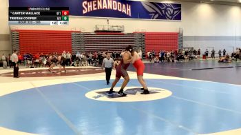285 lbs Cons. Round 1 - Carter Wallace, Otterbein University vs Tristan Cooper, Alvernia University