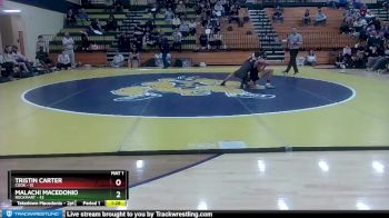 113 lbs Semis & 3rd Wb (16 Team) - Malachi Macedonio, Rockmart vs Tristin Carter, Cook