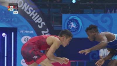 57 kg Qualif. - Abdymalik Karachov, Kyrgyzstan vs Diamantino Iuna Fafe, Guinea-Bissau