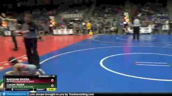 43 lbs Quarterfinal - Raeghan Rivera, Oklahoma Wrestling Academy vs Cason Inger, Highlander Youth Wrestling