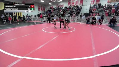 105 lbs Cons. Round 4 - Joselyn Ayala, South El Monte vs Asia Rialmo, Yucca Valley