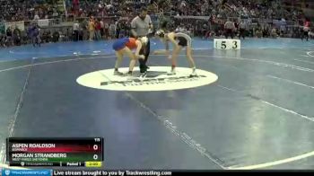 115 lbs Quarterfinal - Morgan Strandberg, West Fargo Sheyenne vs Aspen Roaldson, Bismarck