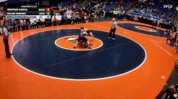 138 lbs Semis & 1st Wrestleback (8 Team) - Grayson Garcia, Aurora (Marmion Academy) vs Nolan Variano, Arlington Heights (Hersey)