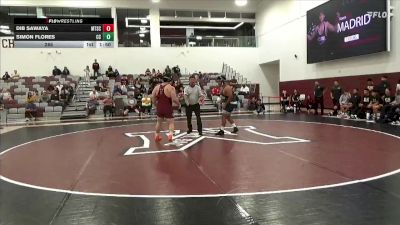 285 lbs Placement Matches (16 Team) - Dib Sawaya, Mt. San Antonio College vs Simon Flores, Cerritos