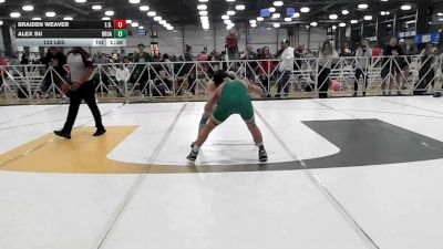 132 lbs Rr Rnd 2 - Braiden Weaver, E.D.I.T.H - HSB vs Alex Su, Broad Axe Green - HSB