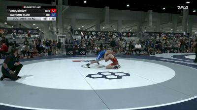 61 kg Champ. Rd Of 16 - Alex Braun, Oklahoma Regional Training Center vs Jackson Blum, Indiana RTC