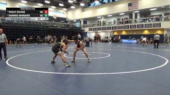133 lbs 1st Place Match - Paulo Valdez, Victor Valley College vs Dominic Marquez, Cuesta College