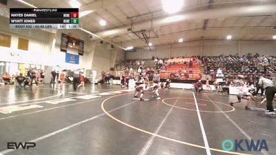 92-98 lbs Semifinal - Hayes Daniel, Honey Badgers Wrestling Club vs Wyatt Jones, Honey Badgers Wrestling Club
