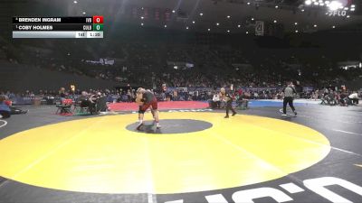 2A/1A Boys 215 Semifinal - Coby Holmes, Culver Boys vs Brenden Ingram, Illinois Valley Boys