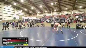 218 lbs Cons. Round 2 - Camren Jones, Springville vs Emir Soria, Granger