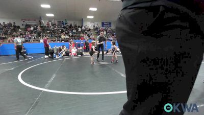 40 lbs Rr Rnd 5 - Hank Shattuck, Harrah Little League Wrestling vs Cruz Williams, Harrah Little League Wrestling