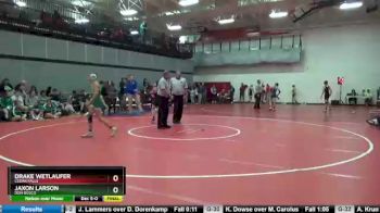 Round 2 - Jaxon Larson, Don Bosco vs Drake Wetlaufer, Cedar Falls