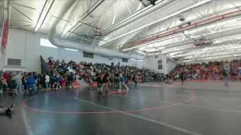 89-97 lbs Cons. Round 1 - Adalyn Waltjen, Lovell Middle School vs Malaya Blackburn, Riverton Middle School