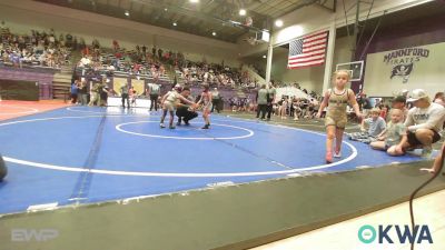 37-40 lbs Rr Rnd 3 - Maesa Brigge, Mojo Grappling Academy vs Pyper Patterson, Pawnee Wrestling Club