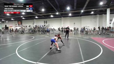 74 lbs Rr Rnd 1 - Isaac `the Hammer` Ortega, Desert Dogs WC vs Ben Myers, Shootbox WC