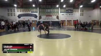 170 lbs Champ. Round 2 - Caleb Ash, Williams Field vs Jaylen Johnson, Clark