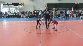 49 lbs Rr Rnd 7 - Leland Reeves, ICWL Bruisers Elite - ESE vs Jackson Merkert, Mat Assassins - ESE