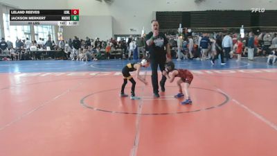 49 lbs Rr Rnd 7 - Leland Reeves, ICWL Bruisers Elite - ESE vs Jackson Merkert, Mat Assassins - ESE