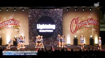 Maryland Twisters - Lightning [2025 L3 Junior - Flex Day 2] 2025 Champion Cheer and Dance Grand Nationals