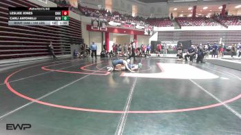 140 lbs Rr Rnd 3 - Lesliee Jones, Choctaw HS Girls vs Carli Antonelli, Putnam City West