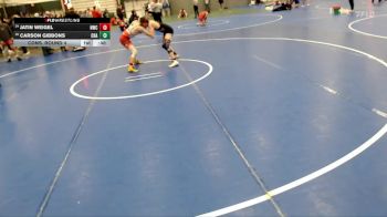 144 lbs Cons. Round 4 - Jatin Weigel, Norton Wrestling Club vs Carson Gibbons, Crawford