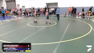 77 lbs Rr1 - James Cottrell, Pioneer Grappling Academy vs Brayden Bingaman, North Pole Wrestling Club