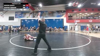 132 lbs Hunter Leavitt, Utah vs Santino Cerrone, Connecticut